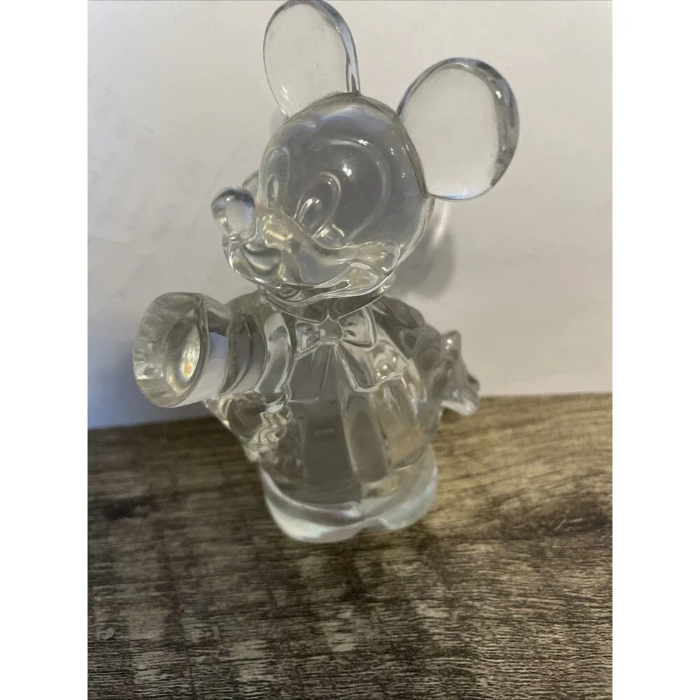 Lenox Crystal Mickey Minnie Mouse Figurines Disney Full Lead Crystal Germany Set